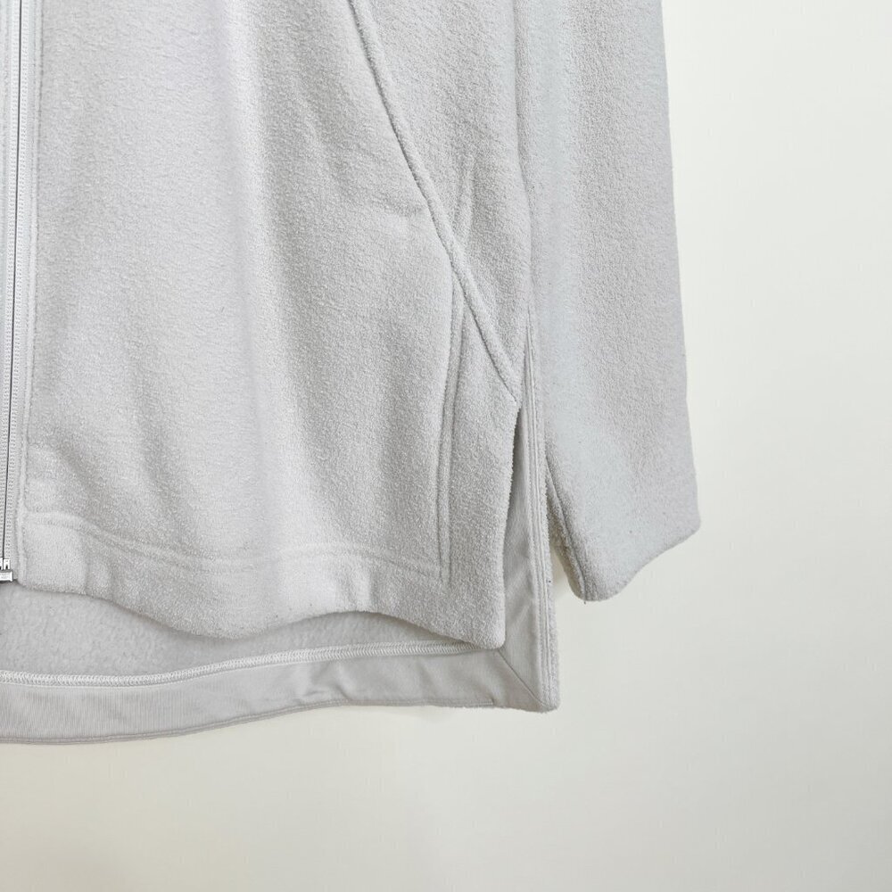 Lululemon Looped Terry Fleece Full Zip Sweater Sweatshirt Jacket Coat Oversized - Picture 13 of 15